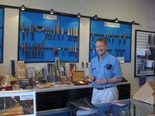 Lou Kindelberg is the owner of The Knife Factory in St. Augustine, Florida
