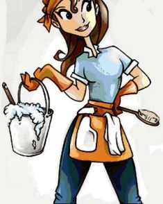 house cleaning  woman